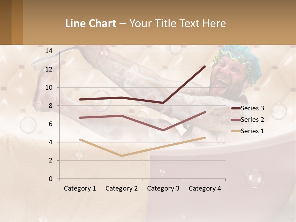 A Man Takes A Bathroom PowerPoint Template