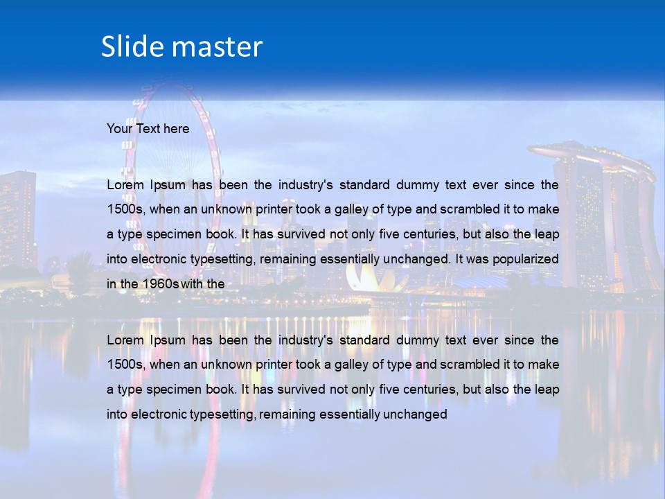 Ferris Wheel PowerPoint Template