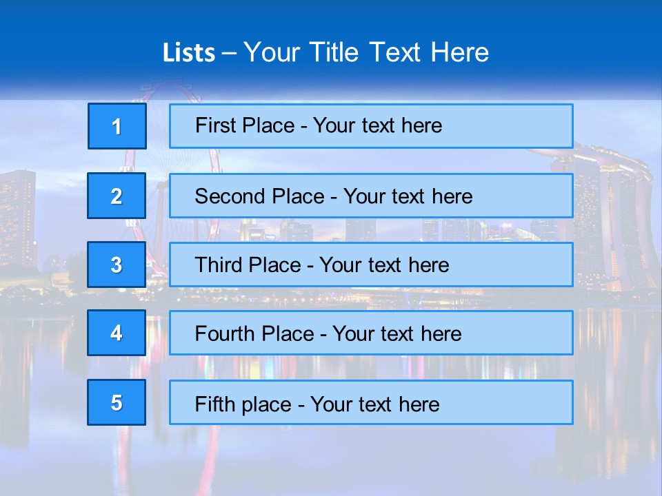Ferris Wheel PowerPoint Template