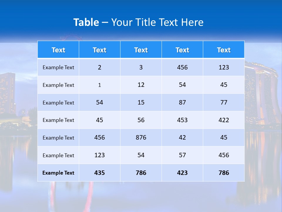 Ferris Wheel PowerPoint Template