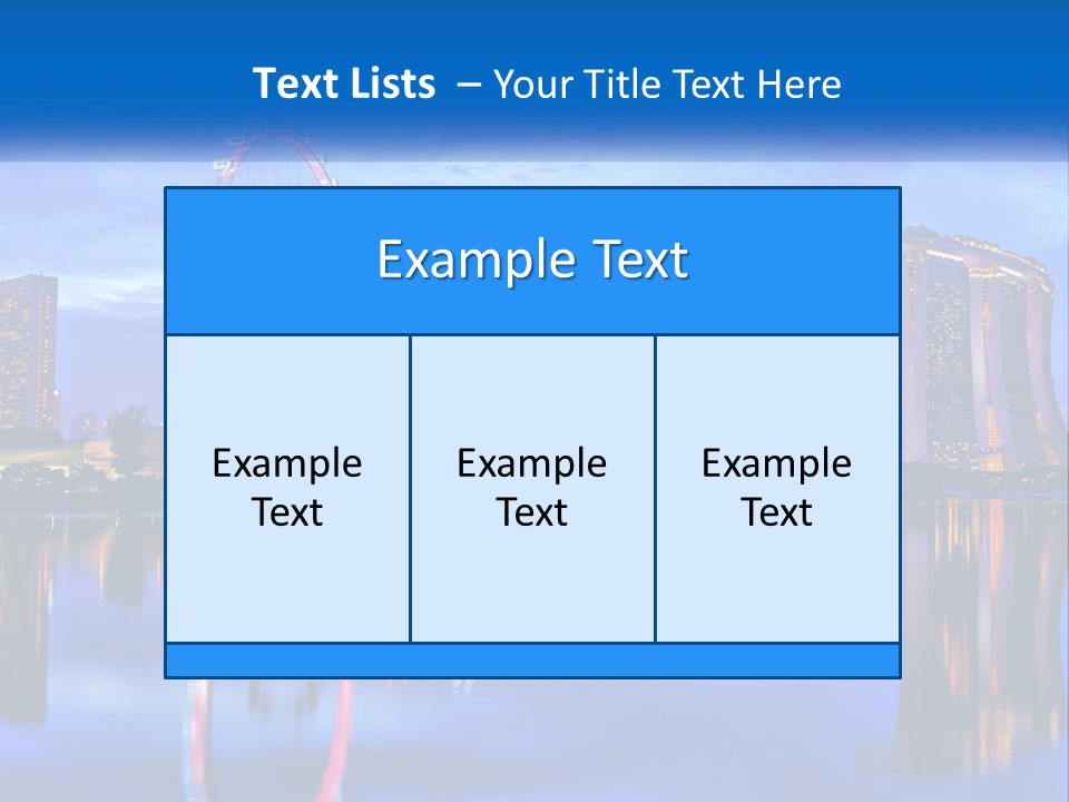Ferris Wheel PowerPoint Template