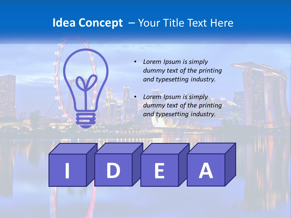 Ferris Wheel PowerPoint Template
