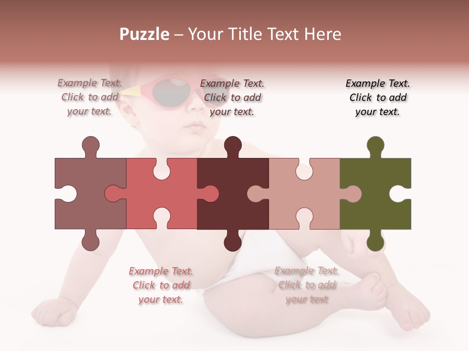 Kid With Glasses PowerPoint Template