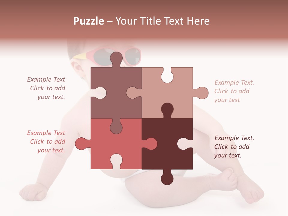 Kid With Glasses PowerPoint Template