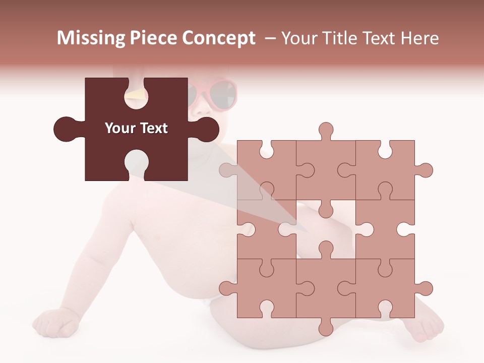 Kid With Glasses PowerPoint Template