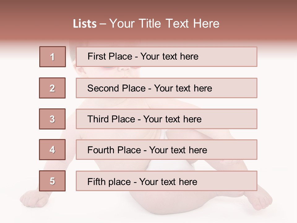 Kid With Glasses PowerPoint Template