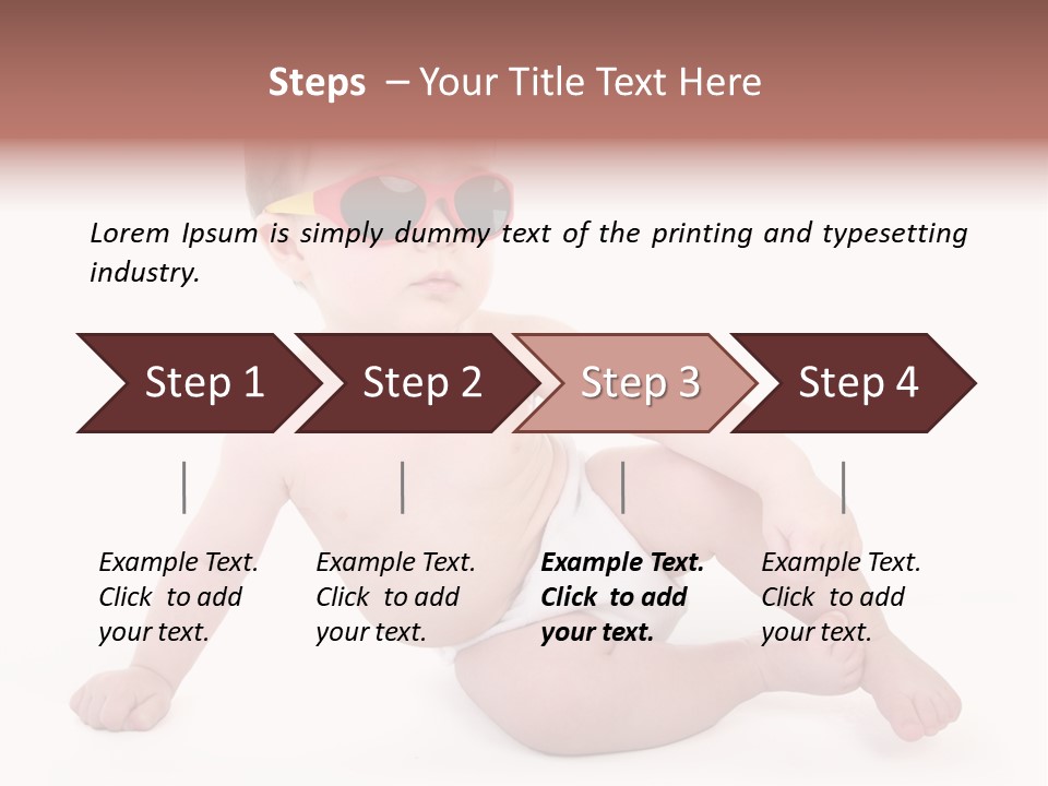 Kid With Glasses PowerPoint Template