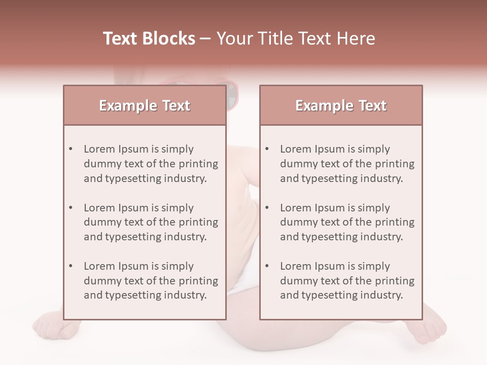 Kid With Glasses PowerPoint Template