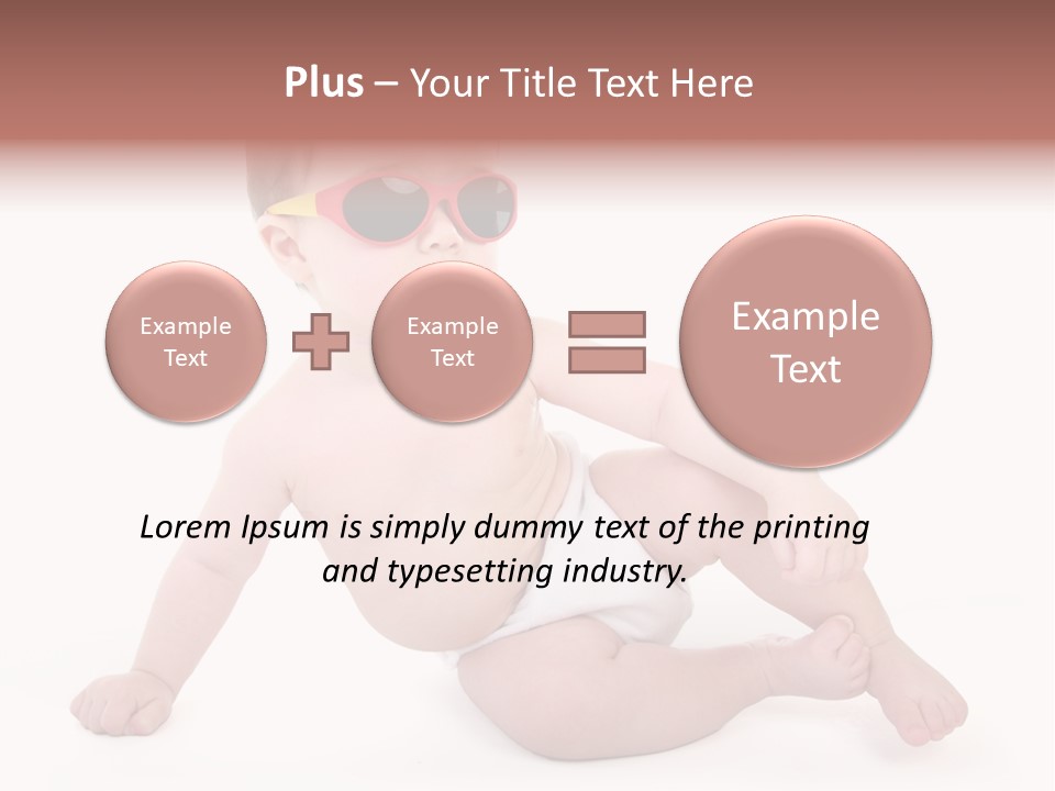 Kid With Glasses PowerPoint Template