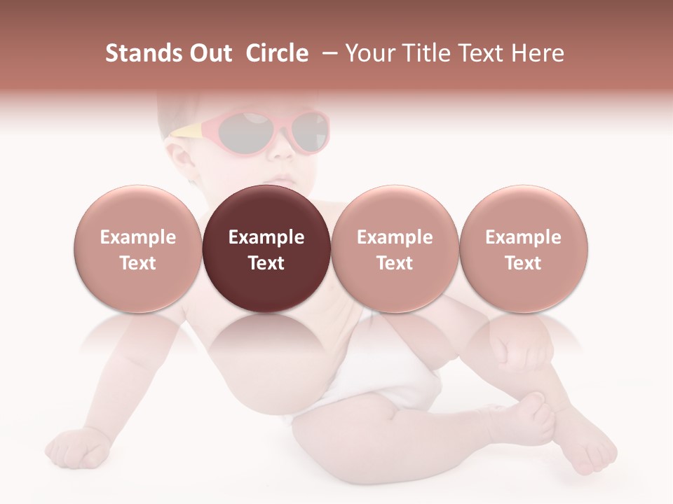 Kid With Glasses PowerPoint Template