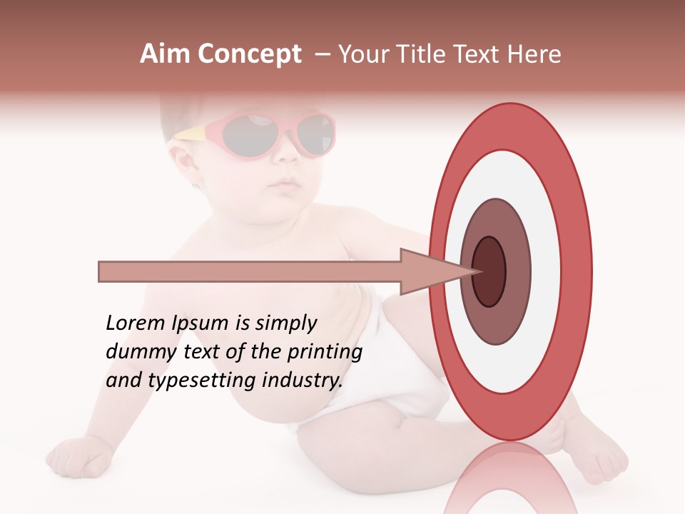 Kid With Glasses PowerPoint Template