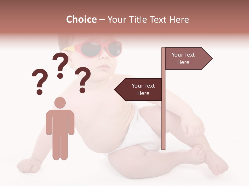 Kid With Glasses PowerPoint Template