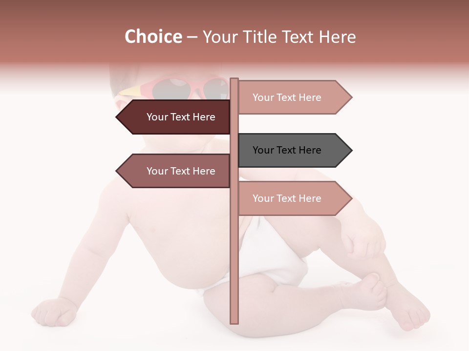 Kid With Glasses PowerPoint Template