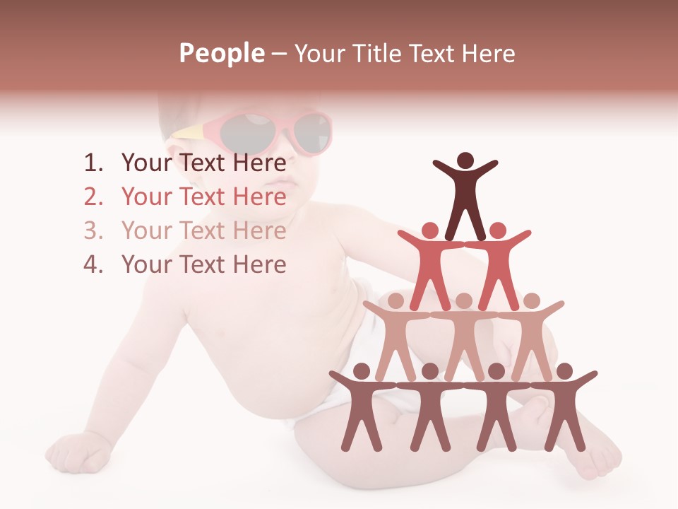 Kid With Glasses PowerPoint Template