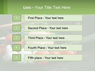 Vegetables PowerPoint Template