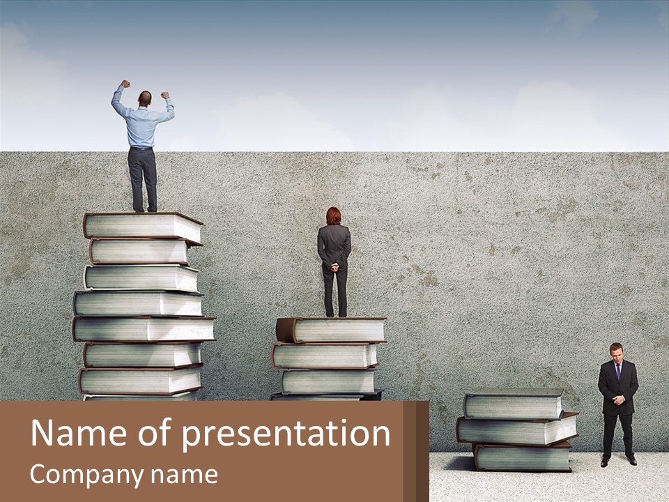 The Power Of Books PowerPoint Template