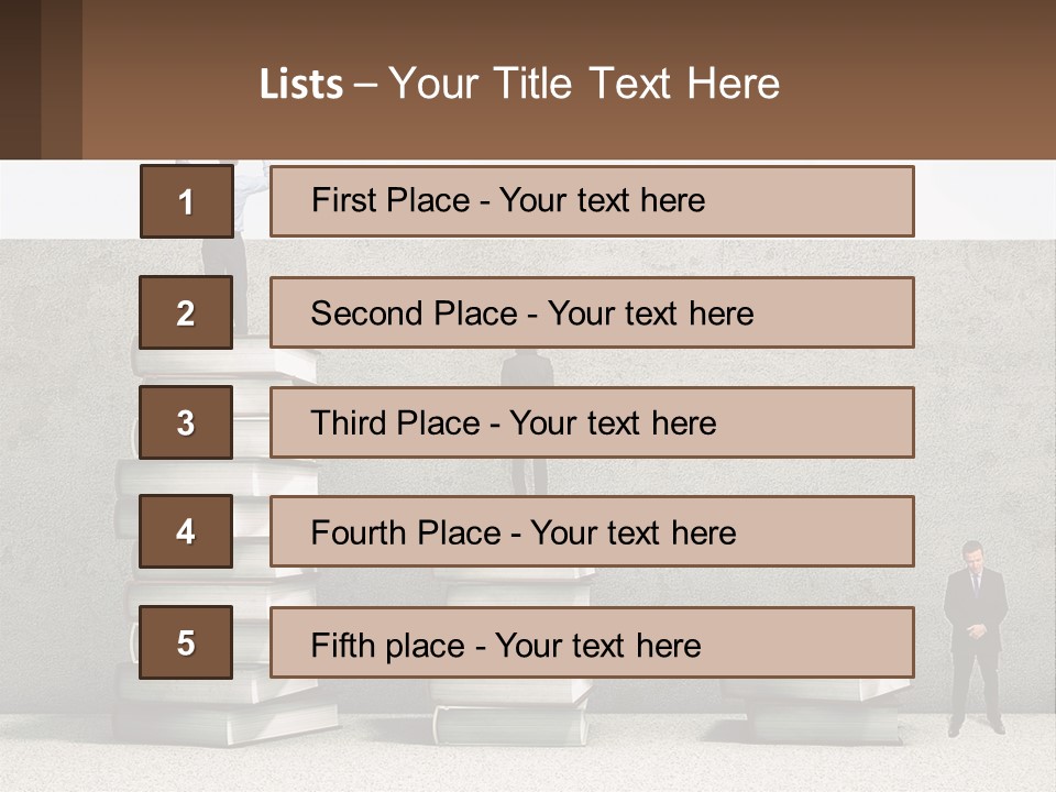 The Power Of Books PowerPoint Template