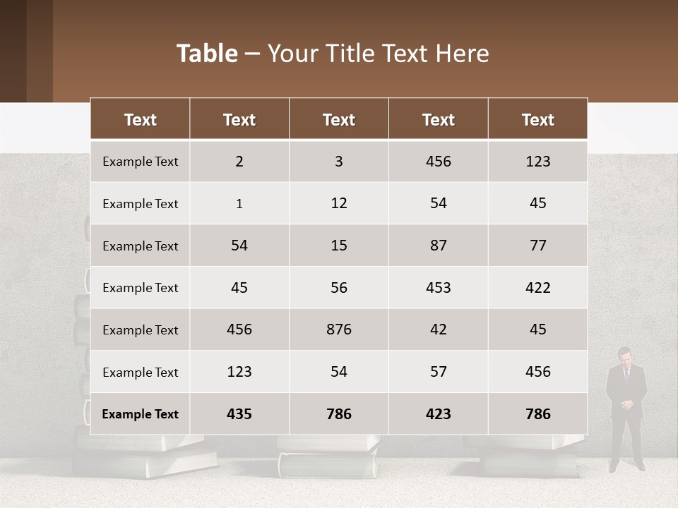 The Power Of Books PowerPoint Template