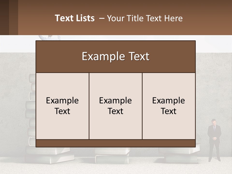 The Power Of Books PowerPoint Template