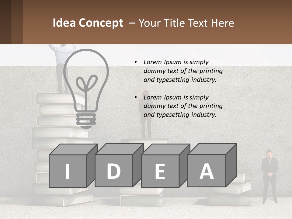 The Power Of Books PowerPoint Template