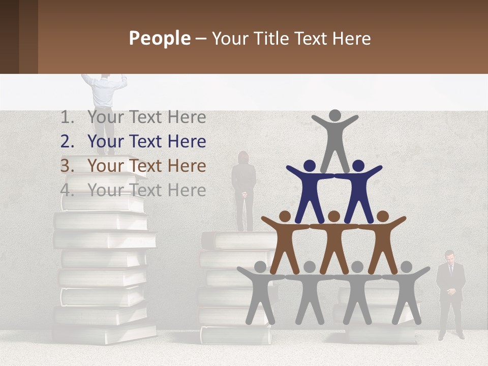 The Power Of Books PowerPoint Template