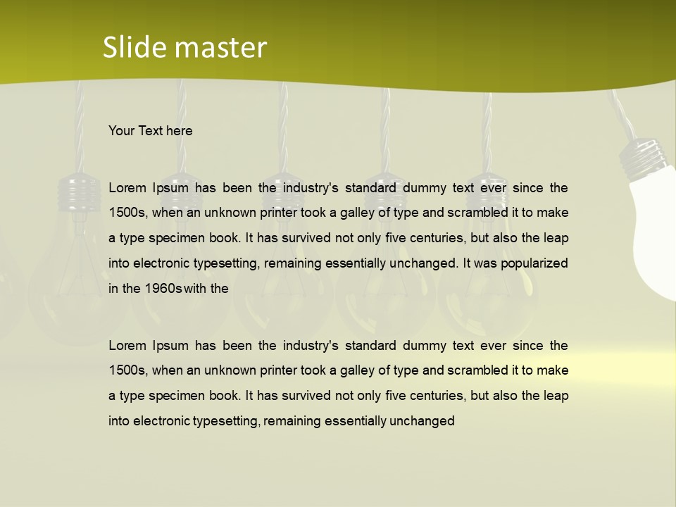 The Idea Pushes PowerPoint Template