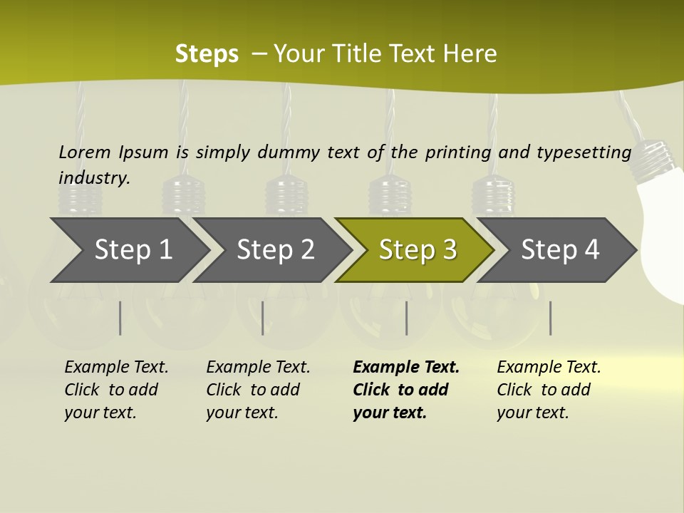 The Idea Pushes PowerPoint Template