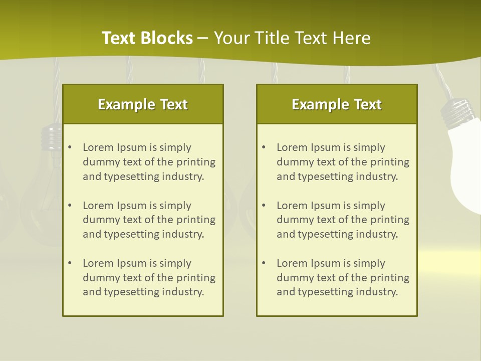 The Idea Pushes PowerPoint Template