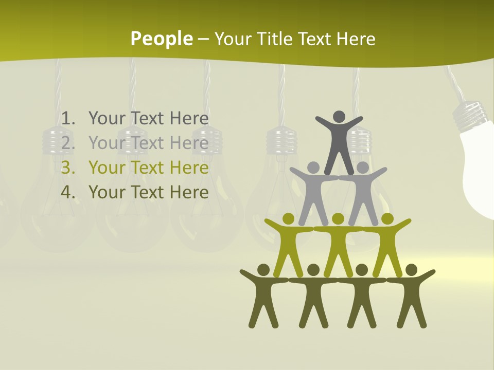 The Idea Pushes PowerPoint Template