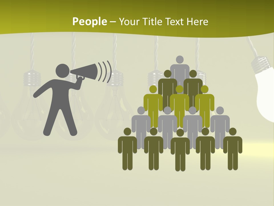 The Idea Pushes PowerPoint Template