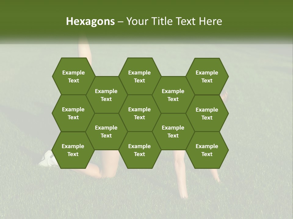 The Girl Is Doing A Workout PowerPoint Template