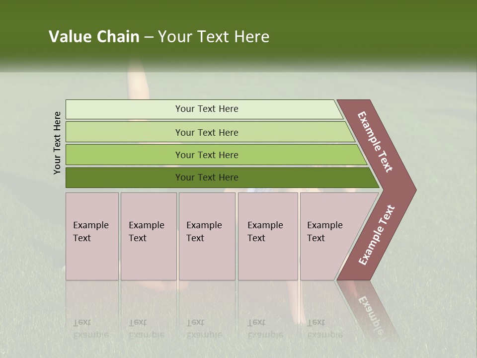 The Girl Is Doing A Workout PowerPoint Template