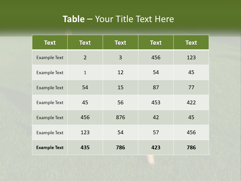 The Girl Is Doing A Workout PowerPoint Template