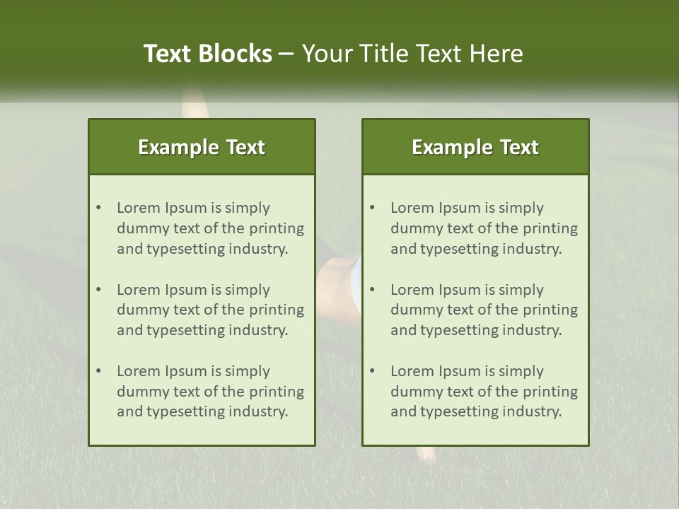 The Girl Is Doing A Workout PowerPoint Template