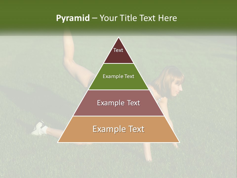 The Girl Is Doing A Workout PowerPoint Template