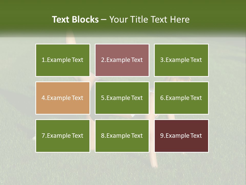 The Girl Is Doing A Workout PowerPoint Template