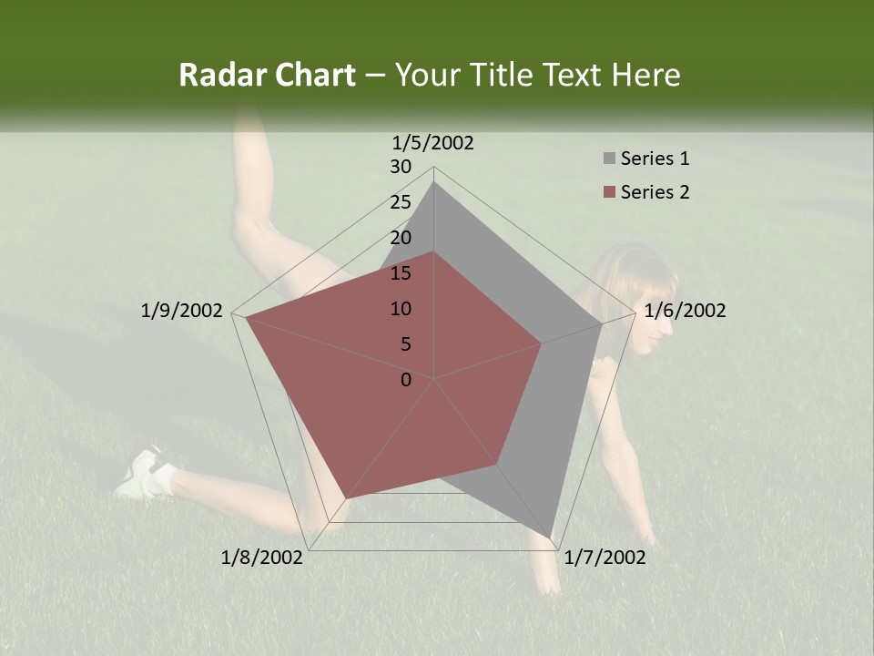 The Girl Is Doing A Workout PowerPoint Template