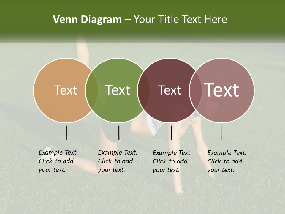 The Girl Is Doing A Workout PowerPoint Template