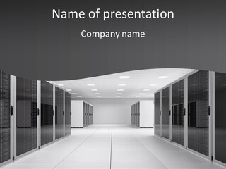Server Room PowerPoint Template