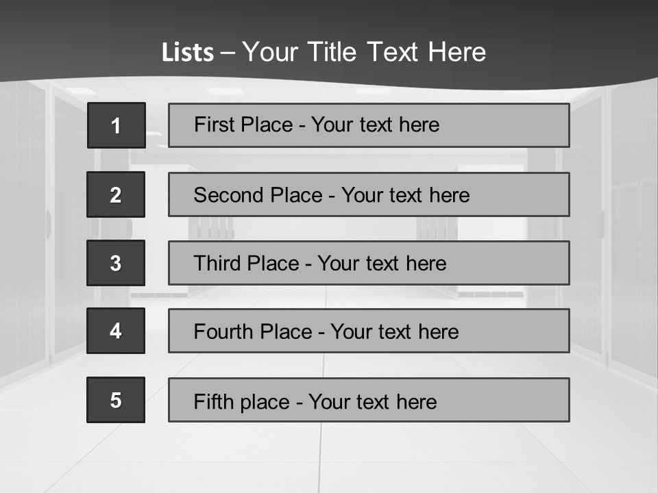 Server Room PowerPoint Template