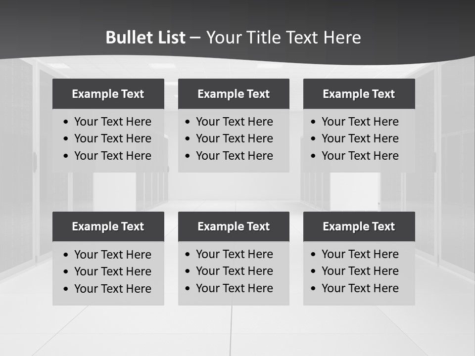 Server Room PowerPoint Template