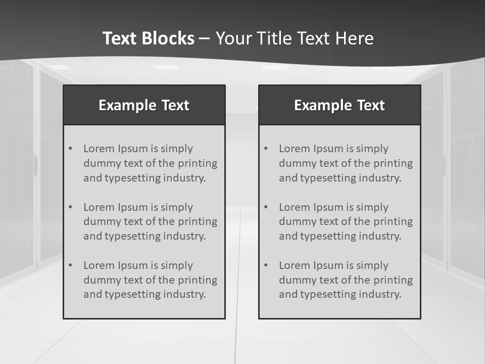 Server Room PowerPoint Template