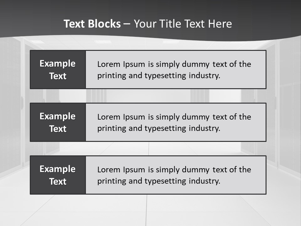 Server Room PowerPoint Template
