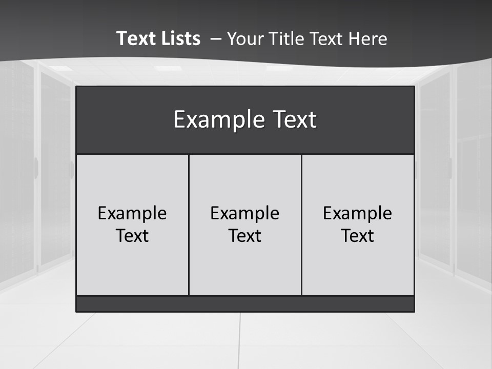 Server Room PowerPoint Template