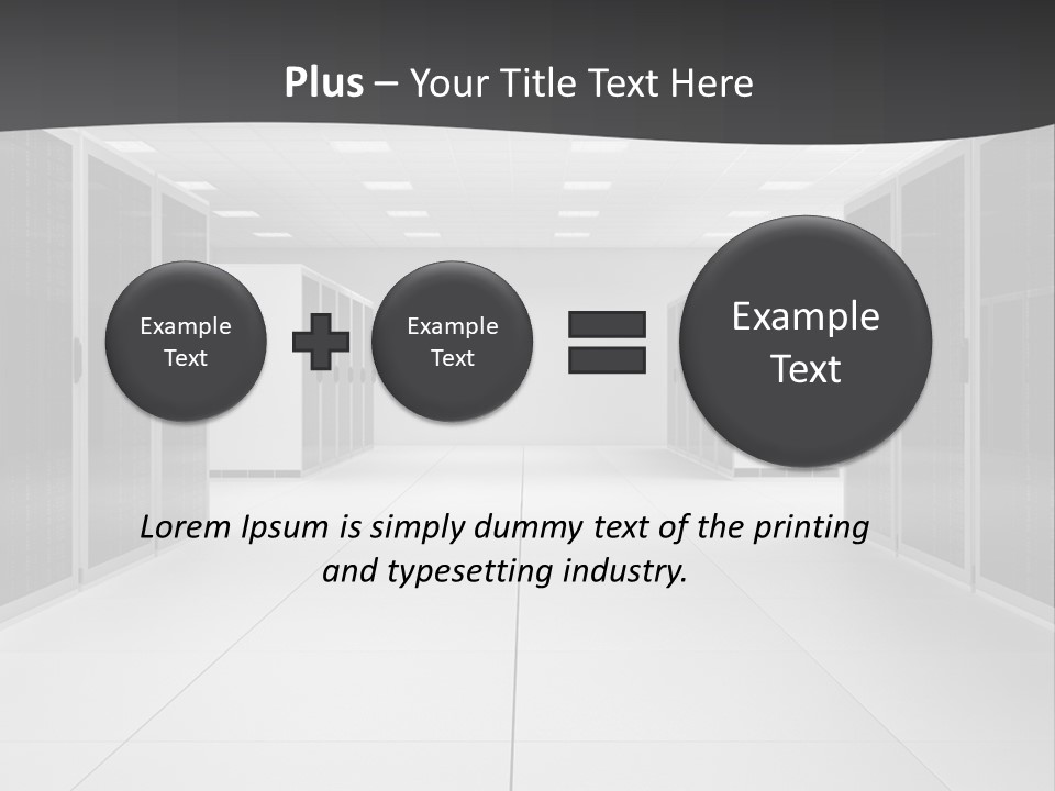 Server Room PowerPoint Template