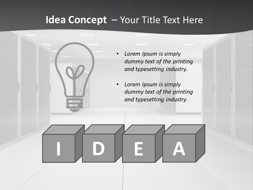 Server Room PowerPoint Template
