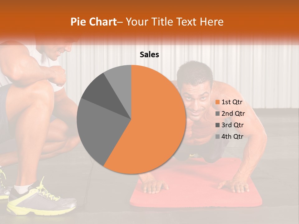 A Man Does Push-Ups PowerPoint Template