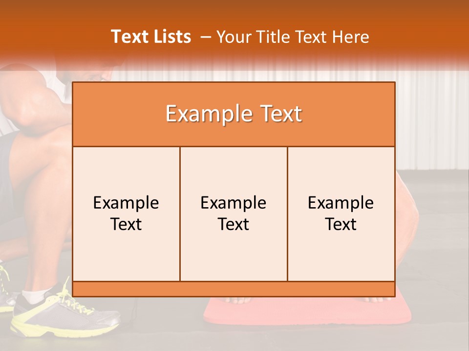 A Man Does Push-Ups PowerPoint Template