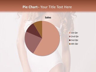 Girl In Swimsuit PowerPoint Template
