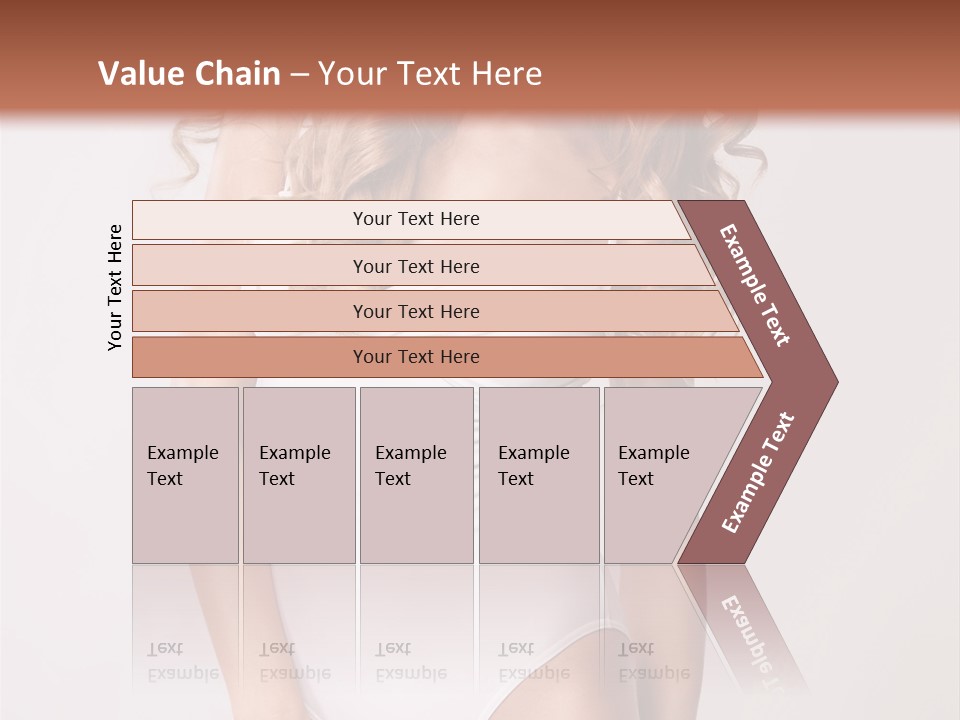 Girl In Swimsuit PowerPoint Template